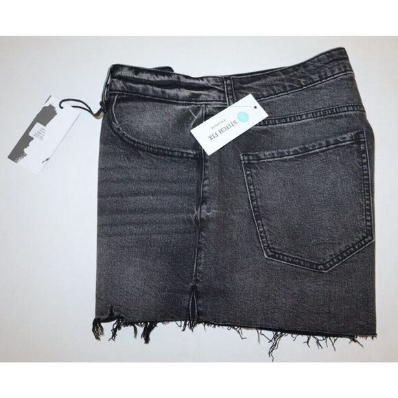 Studio Blue S38031LOT Women's Sz 31 Black Lotus Distressed Denim Jean Shorts - Picture 6 of 6